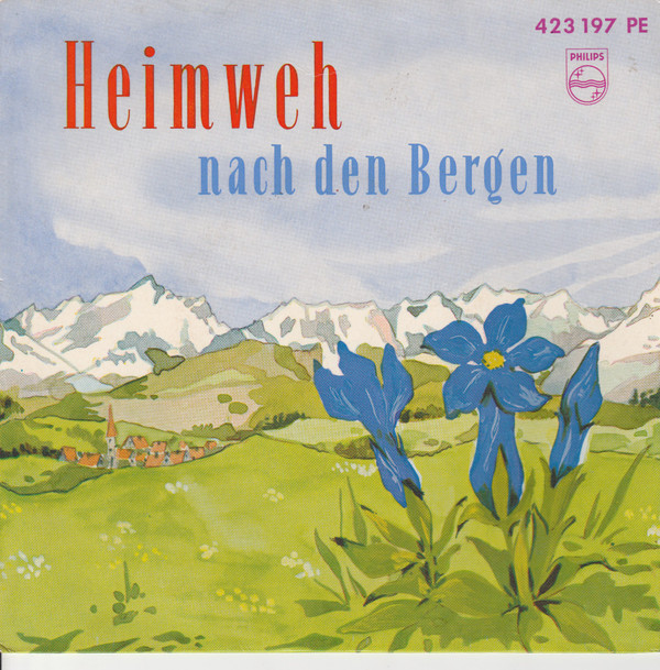 Cover Franzl Lang, Kapelle Thomas Wendlinger - Heimweh Nach Den Bergen (7, EP, Mono) Schallplatten Ankauf