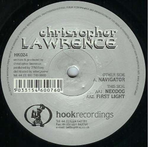 Cover Christopher Lawrence - Navigator (12) Schallplatten Ankauf