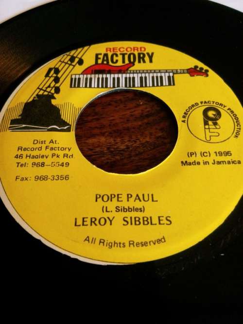 Cover Leroy Sibbles - Pope Paul (7) Schallplatten Ankauf