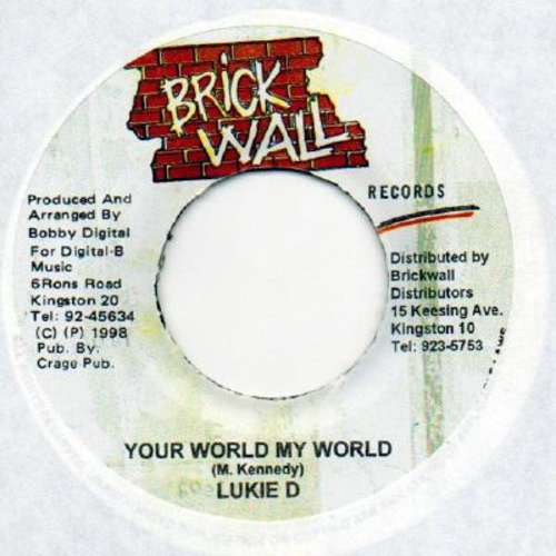 Cover Lukie D - Your World My World (7) Schallplatten Ankauf