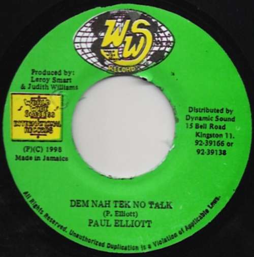Bild Paul Elliot - Dem Nah Tek No Talk (7, Single) Schallplatten Ankauf