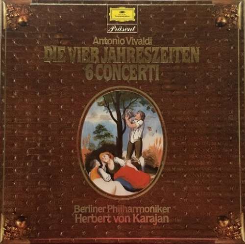 Cover Antonio Vivaldi : Berliner Philharmoniker - Herbert von Karajan - Die Vier Jahreszeiten - 6 Concerti (2xLP, Comp, RE + Box) Schallplatten Ankauf