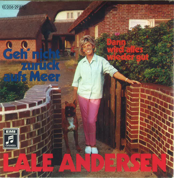 Cover Lale Andersen - Geh' Nicht Zurück Auf's Meer (7, Single) Schallplatten Ankauf