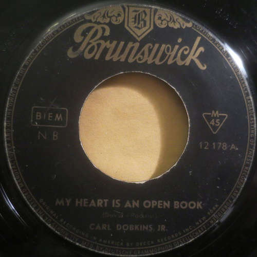 Cover Carl Dobkins, Jr.* - My Heart Is An Open Book (7, Mono) Schallplatten Ankauf