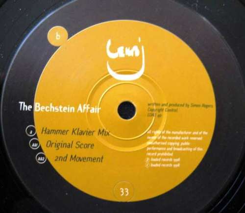 Cover The Bechstein Affair Schallplatten Ankauf