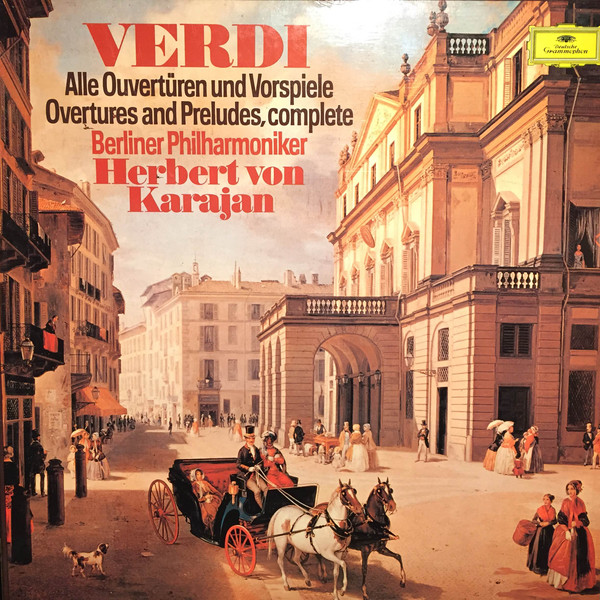 Cover Giuseppe Verdi, Herbert Von Karajan, Berliner Philharmoniker - Verdi. Ouvertüren. Karajan (2xLP, Comp, Box + Box) Schallplatten Ankauf