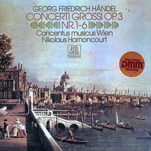 Cover Georg Friedrich Händel, Concentus Musicus Wien, Nikolaus Harnoncourt - Concerti Grossi Op. 3 Nr. 1-6 (2xLP + Box) Schallplatten Ankauf