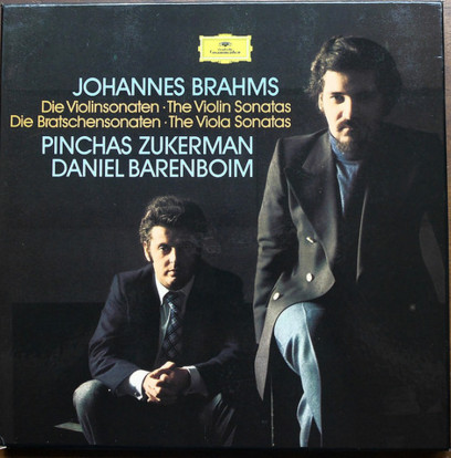 Bild Johannes Brahms, Pinchas Zukerman, Daniel Barenboim - The Violin Sonatas, The Viola Sonatas (3xLP, RE, Box) Schallplatten Ankauf
