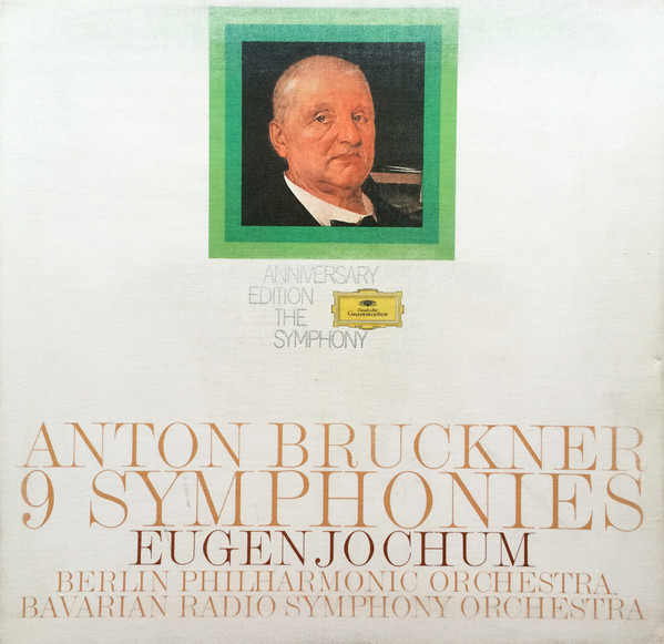 Cover Anton Bruckner – Eugen Jochum, Berlin Philharmonic Orchestra*, Bavarian Radio Symphony Orchestra* - 9 Symphonies (12xLP + Box, Lin) Schallplatten Ankauf