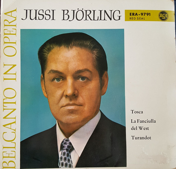 Cover Jussi Björling - Belcanto in opera (7, Single) Schallplatten Ankauf