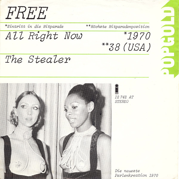 Cover Free - All Right Now / The Stealer (7, Single, RE, Pus) Schallplatten Ankauf
