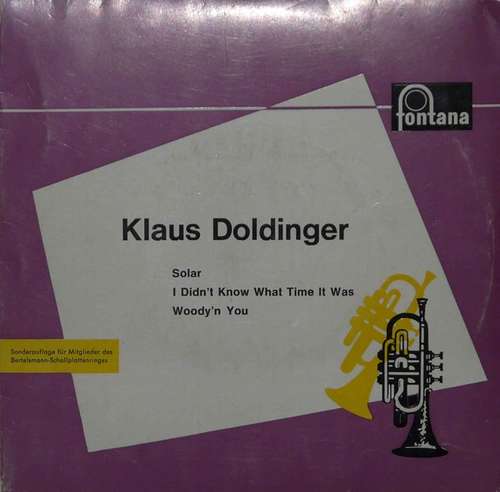 Cover Klaus Doldinger - Solar (7, EP, Mono, Club) Schallplatten Ankauf