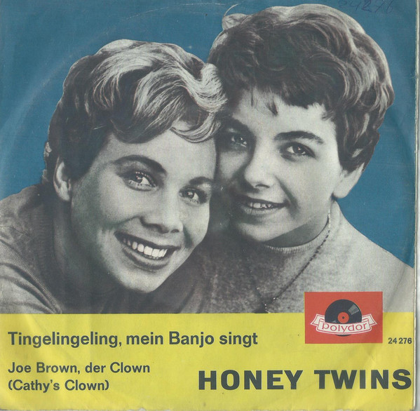 Cover Honey Twins - Tingelingeling, Mein Banjo Singt / Joe Brown, Der Clown (Cathy's Clown) (7, Single) Schallplatten Ankauf