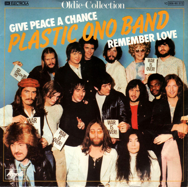 Cover Plastic Ono Band* - Give Peace A Chance (7, Single, RE) Schallplatten Ankauf
