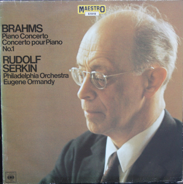 Cover Brahms*, Rudolf Serkin - Piano Concerto No. 1 (LP, RE) Schallplatten Ankauf