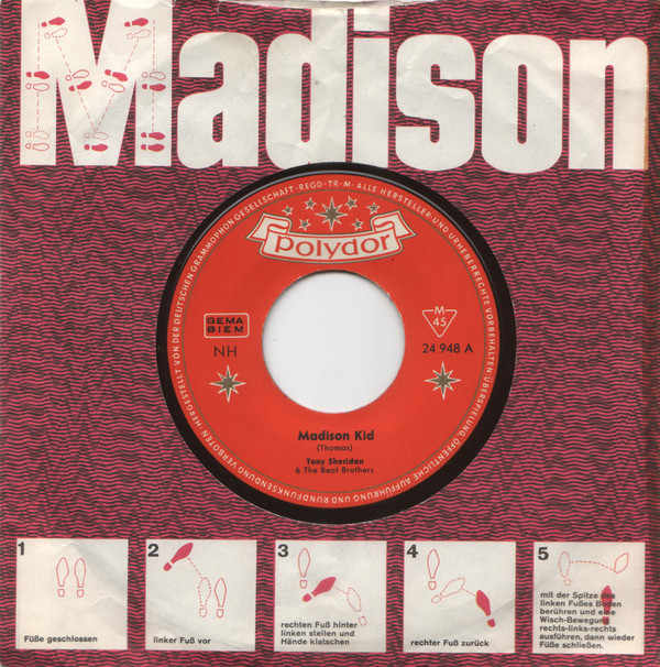 Cover Tony Sheridan & The Beat Brothers* - Madison Kid / Let's Dance (7, Single) Schallplatten Ankauf