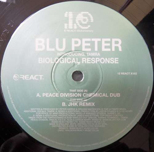 Cover Blu Peter Introducing Tamra* - Biological Response (12) Schallplatten Ankauf