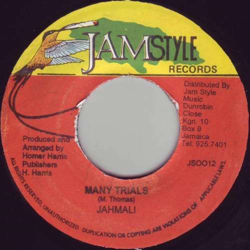 Cover Jahmali - Many Trials (7) Schallplatten Ankauf