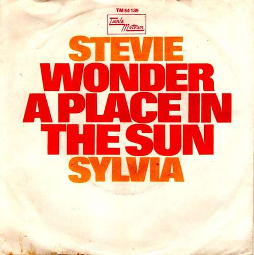 Cover Stevie Wonder - A Place In The Sun / Sylvia (7, Single) Schallplatten Ankauf