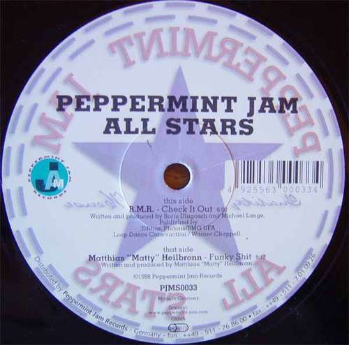 Cover B.M.R.* / Matthias Matty Heilbronn* - Peppermint Jam All Stars (12) Schallplatten Ankauf
