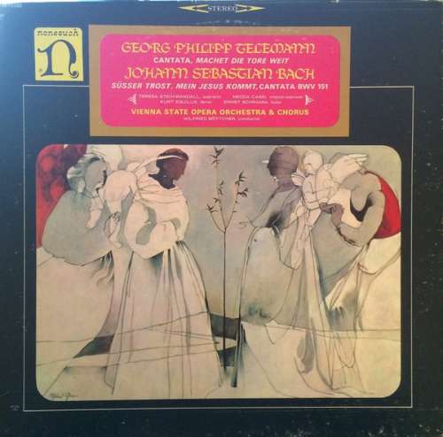 Cover Georg Philipp Telemann, Johann Sebastian Bach - Cantatas (LP) Schallplatten Ankauf