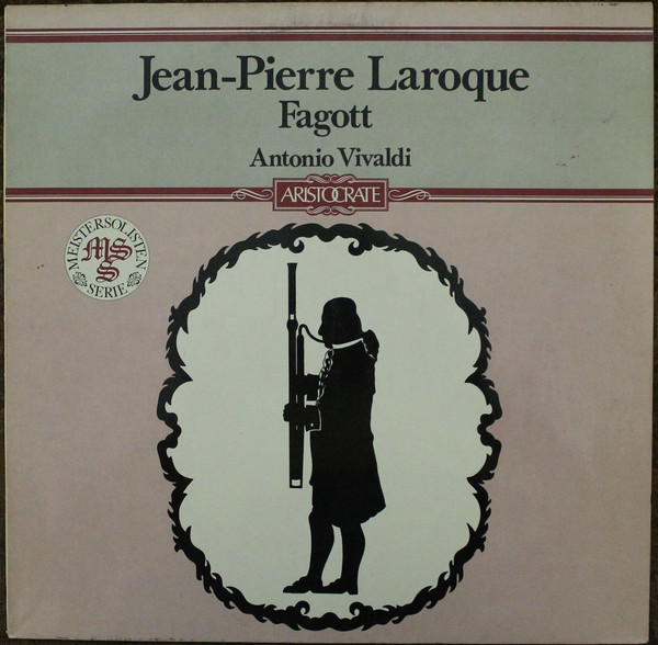 Cover Jean-Pierre Laroque, Antonio Vivaldi - Fagott (LP, Album) Schallplatten Ankauf