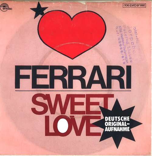 Cover Ferrari (3) - Sweet Love (7, Single) Schallplatten Ankauf