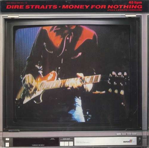 Cover Dire Straits - Money For Nothing (Full Length Version) (12, Maxi) Schallplatten Ankauf
