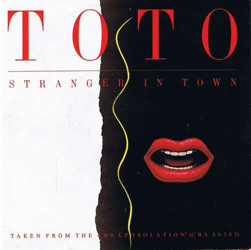 Cover Toto - Stranger In Town (7, Single) Schallplatten Ankauf