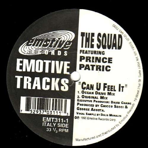 Cover The Squad (2) Featuring Prince Patric - Can U Feel It (12) Schallplatten Ankauf