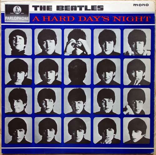Cover The Beatles - A Hard Day's Night (LP, Album, Mono, Gar) Schallplatten Ankauf