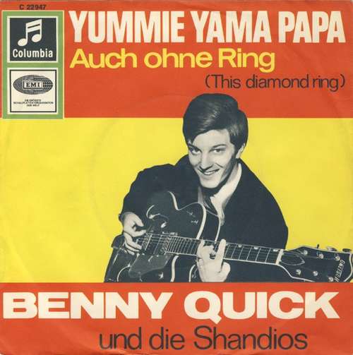 Cover Benny Quick Und Die Shandios - Yummie Yama Papa  (7, Single) Schallplatten Ankauf