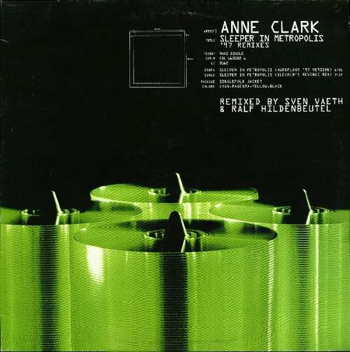 Cover Anne Clark - Sleeper In Metropolis - '97 Remixes (12) Schallplatten Ankauf