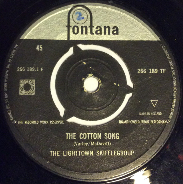Cover The Lighttown Skifflegroup* - The Cotton Song (7, Single) Schallplatten Ankauf
