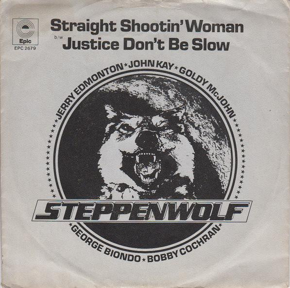 Cover Steppenwolf - Straight Shootin' Woman (7) Schallplatten Ankauf
