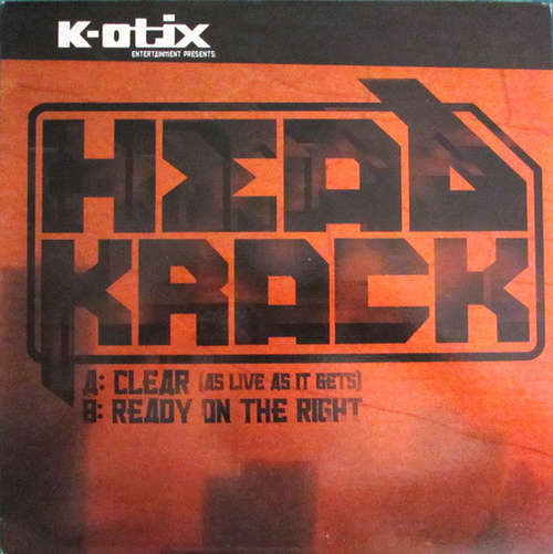 Cover Head Krack* - Clear (As Live As It Gets) / Ready On The Right (12) Schallplatten Ankauf
