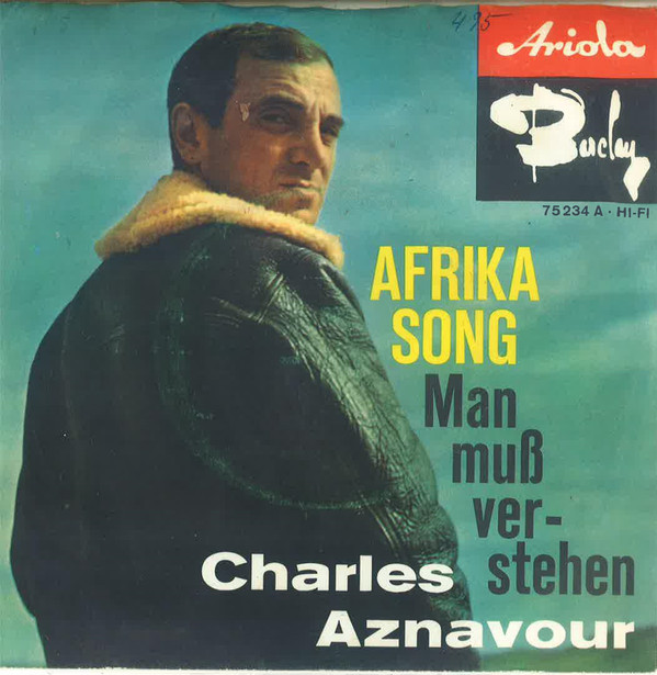Cover Charles Aznavour - Afrika Song (7, Single) Schallplatten Ankauf