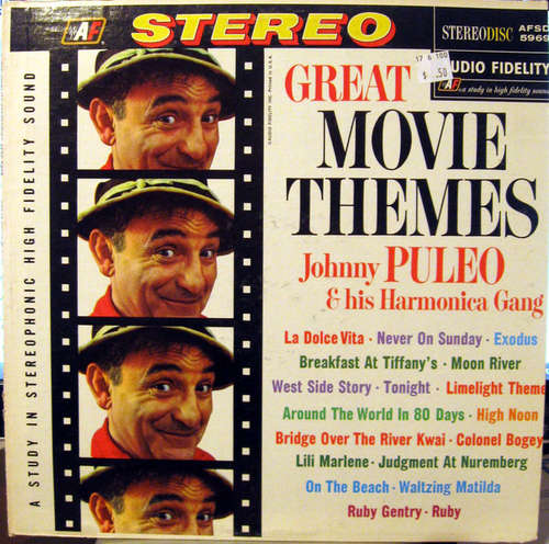 Cover Johnny Puleo & His Harmonica Gang* - Great Movie Themes (LP, Album) Schallplatten Ankauf