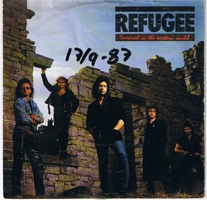 Cover Refugee - Survival In The Western World (7, Single) Schallplatten Ankauf