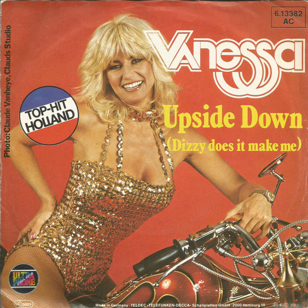 Cover Vanessa (2) - Upside Down (Dizzy Does It Make Me) (7, Single, Promo) Schallplatten Ankauf