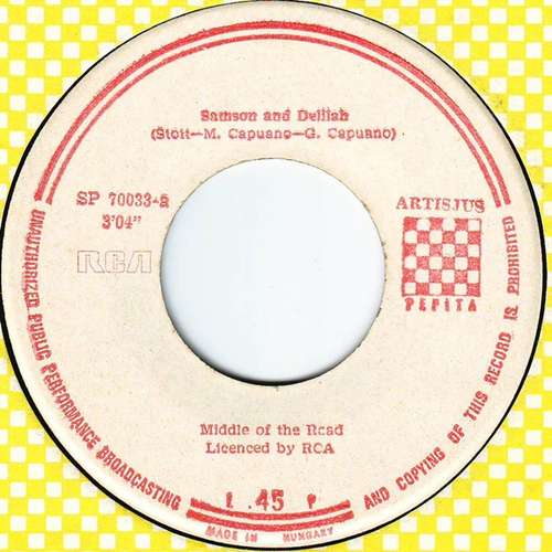 Cover Middle Of The Road - Samson & Delilah / The Talk Of All The U.S.A. (7, Single) Schallplatten Ankauf