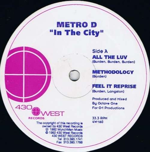 Cover Metro D - In The City (12, Bro) Schallplatten Ankauf