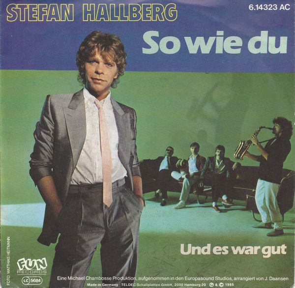 Cover Stefan Hallberg - So Wie Du (7, Single) Schallplatten Ankauf
