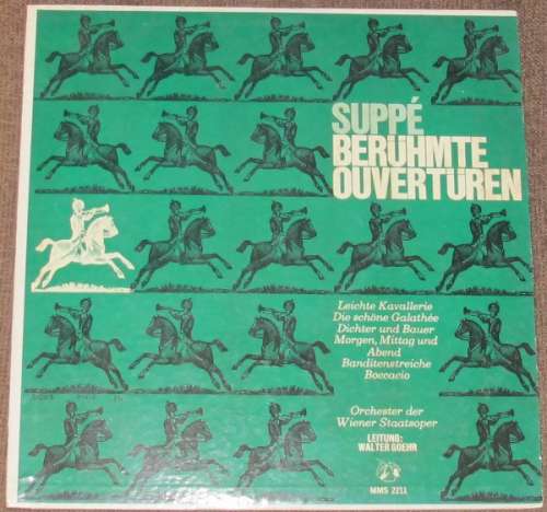 Cover Suppé* / Orchester Der Wiener Staatsoper • Walter Goehr - Berühmte Ouvertüren (LP) Schallplatten Ankauf