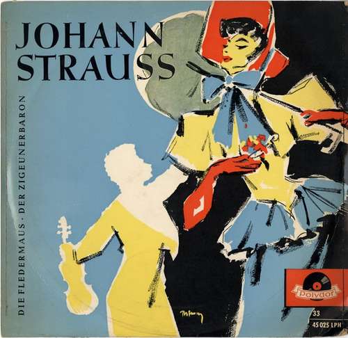 Cover Johann Strauss* - Die Fledermaus / Der Zigeunerbaron (10) Schallplatten Ankauf