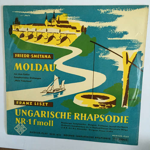 Cover Friedr. Smetana*, Franz Liszt - Moldau / Ungarische Rhapsodie Nr. 1 F-Moll (10, Mono) Schallplatten Ankauf