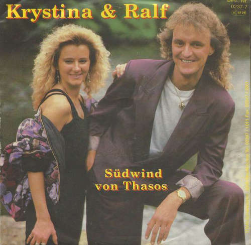 Cover Krystina & Ralf - Südwind von Thasos (7, Single) Schallplatten Ankauf