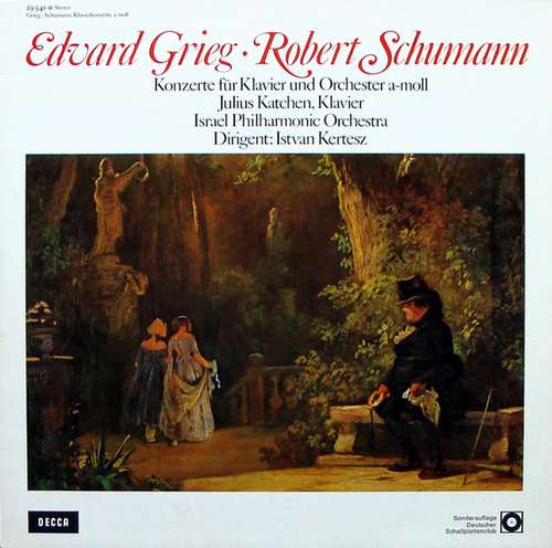 Cover Grieg*, Schumann*, Katchen*, Kertesz*, Israel Philharmonic* - Konzert Für Klavier Und Orchester A-Moll  (LP, Club) Schallplatten Ankauf