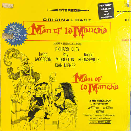 Cover Original Cast*, Richard Kiley, Joan Diener, Irving Jacobson, Robert Rounseville, Ray Middleton - Man Of La Mancha (LP, RE) Schallplatten Ankauf