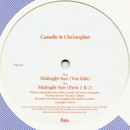 Cover Casselle* & Christopher* - Midnight Sun (12) Schallplatten Ankauf